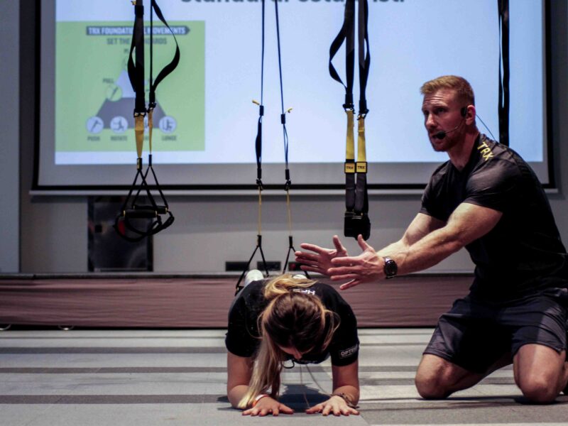 Marko Tajs shows how to do regular exercise