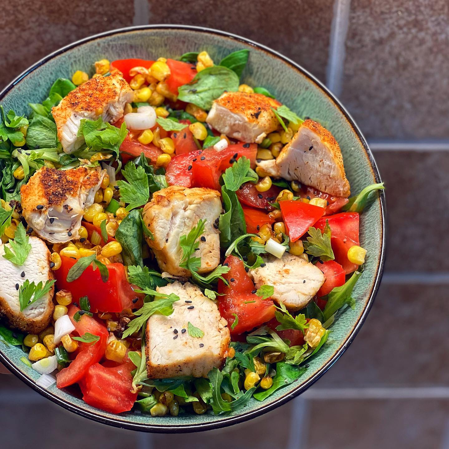 Tijana Mladenovic recipe for meal salad after workout