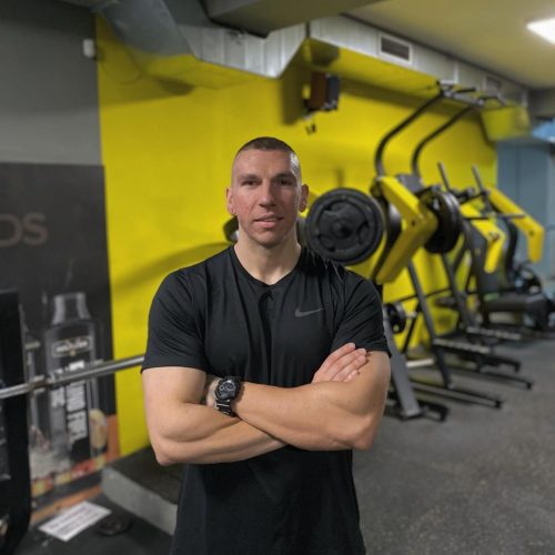 Ilija Stajcic, trainer at Aleksandar gym